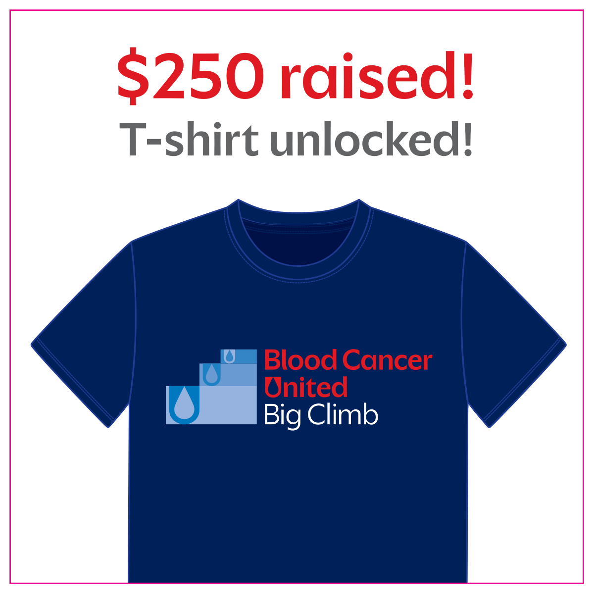$250 raised! T-shirt unlocked! Sticker - BCU227