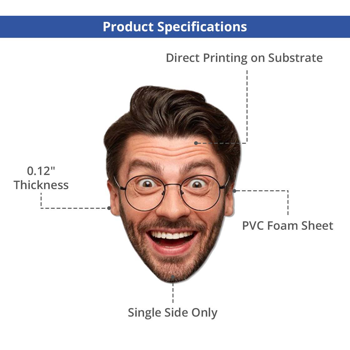 18x12 - Big Head Cutouts - BCU172