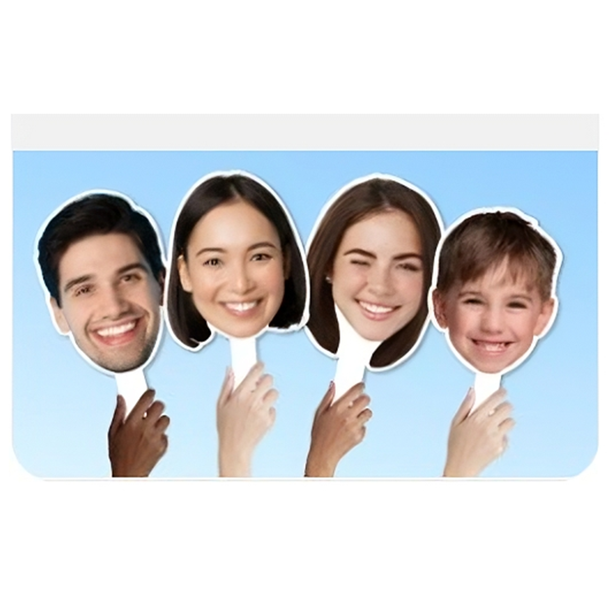 Face Fans set of 6 - 4 WEEK PRODUCTION - BCU8057