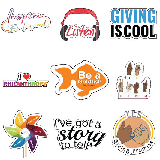 Waterproof Vinyl Stickers - Set of 9 - IN STOCK ITE1M - LLS1127