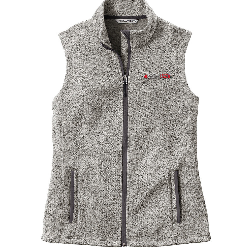 Shred For Red - Women's Fleece Vest