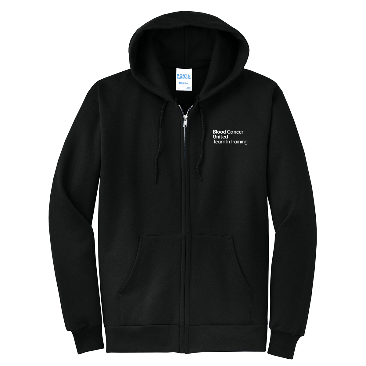 Port & Co® Core Fleece Full-Zip Hooded Sweatshirt - BCU247