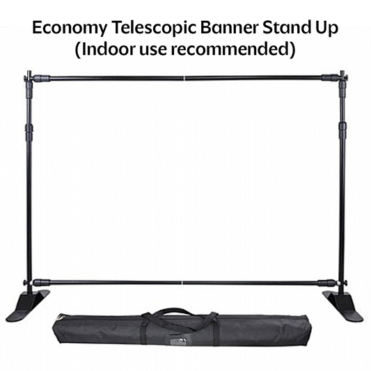 Economy Telescopic Banner Stand Up - BCU216