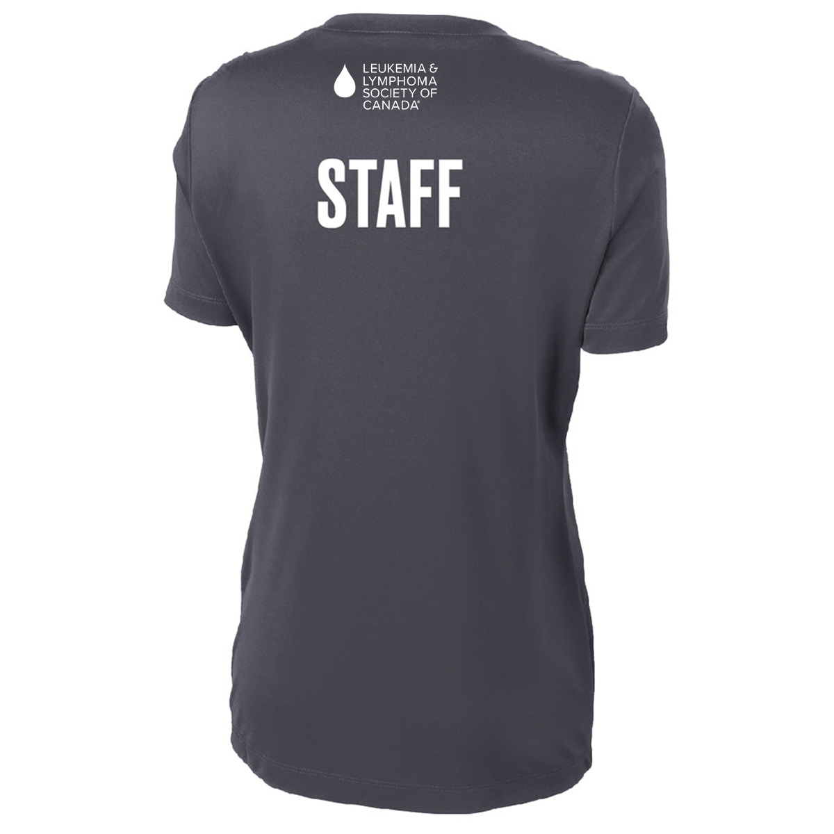 Apparel - Women's V-Neck- Grey STAFF Shirt - Canada Logo - LLSC103