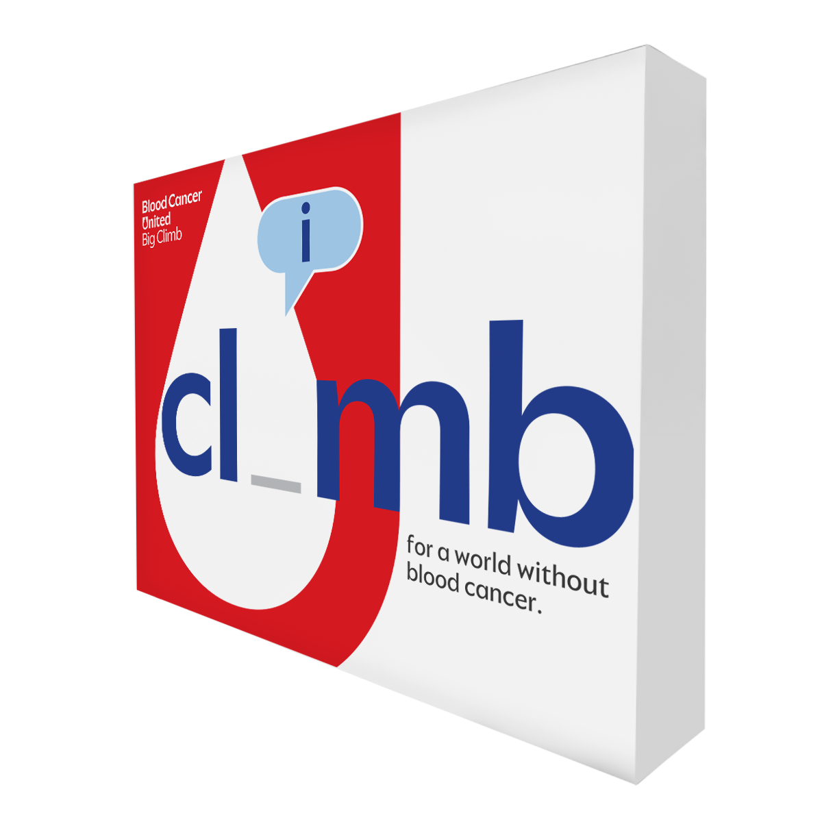 BIG CLIMB STRAIGHT VELCRO POP UP - ORDER 2 WEEKS PRE-EVENT - BCU200