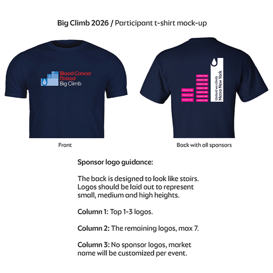 Big Climb Participant Shirt - LLS716