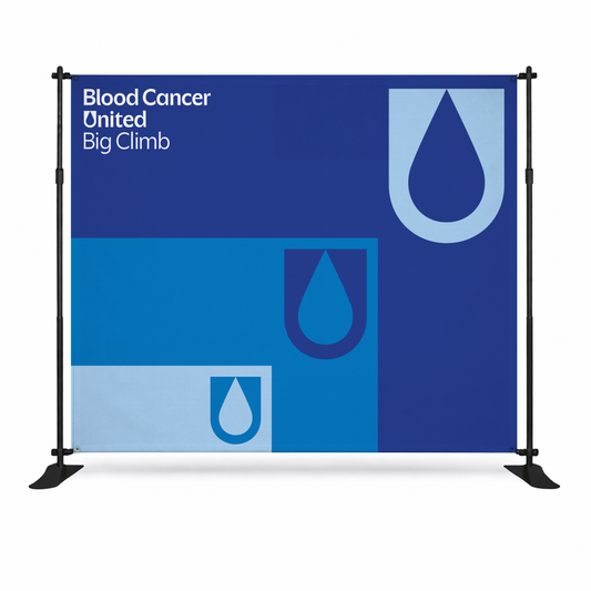 Big Climb Stage Banner 8ft - ORDER 2 WEEKS PRE-EVENT - BCU219
