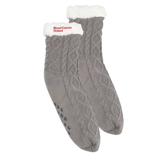 Cozy Cable Knit Slipper Socks - BCU180