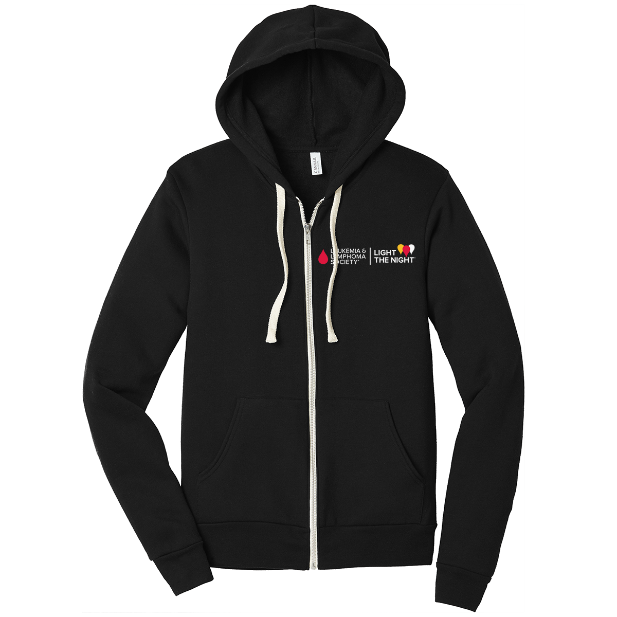 Apparel - BELLA+CANVAS Unisex Triblend Sponge Fleece Full-Zip Hoodie