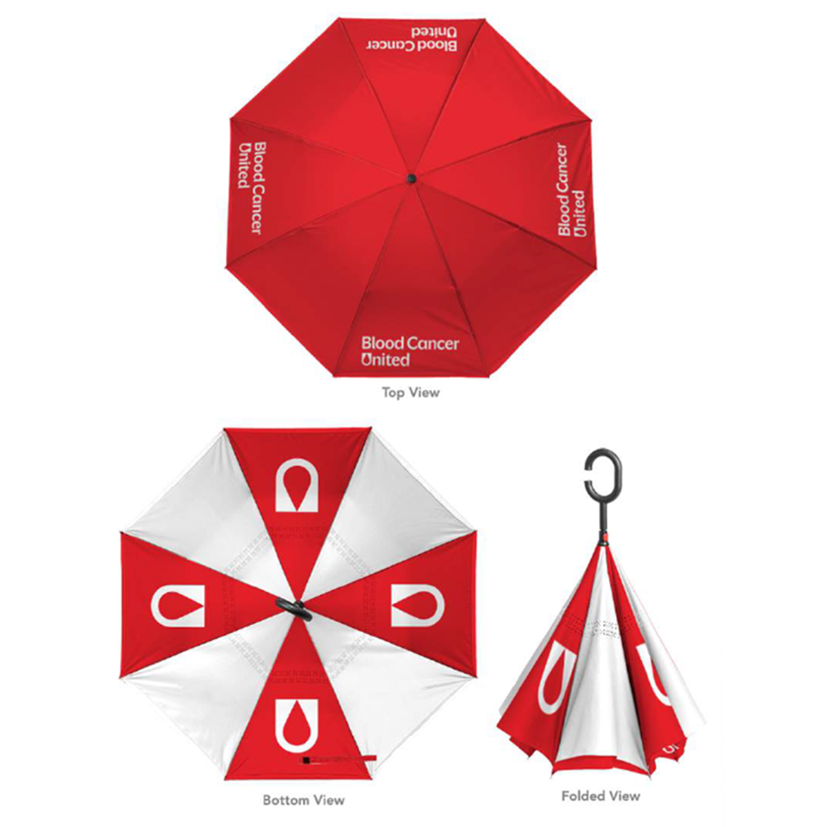 Blood Cancer United Inverted Umbrella - BCU143
