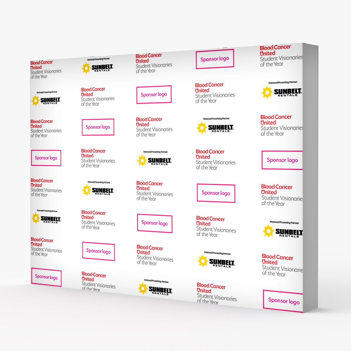 SVOY - STRAIGHT VELCRO POP UP (with and without sponsor) - BCU8055