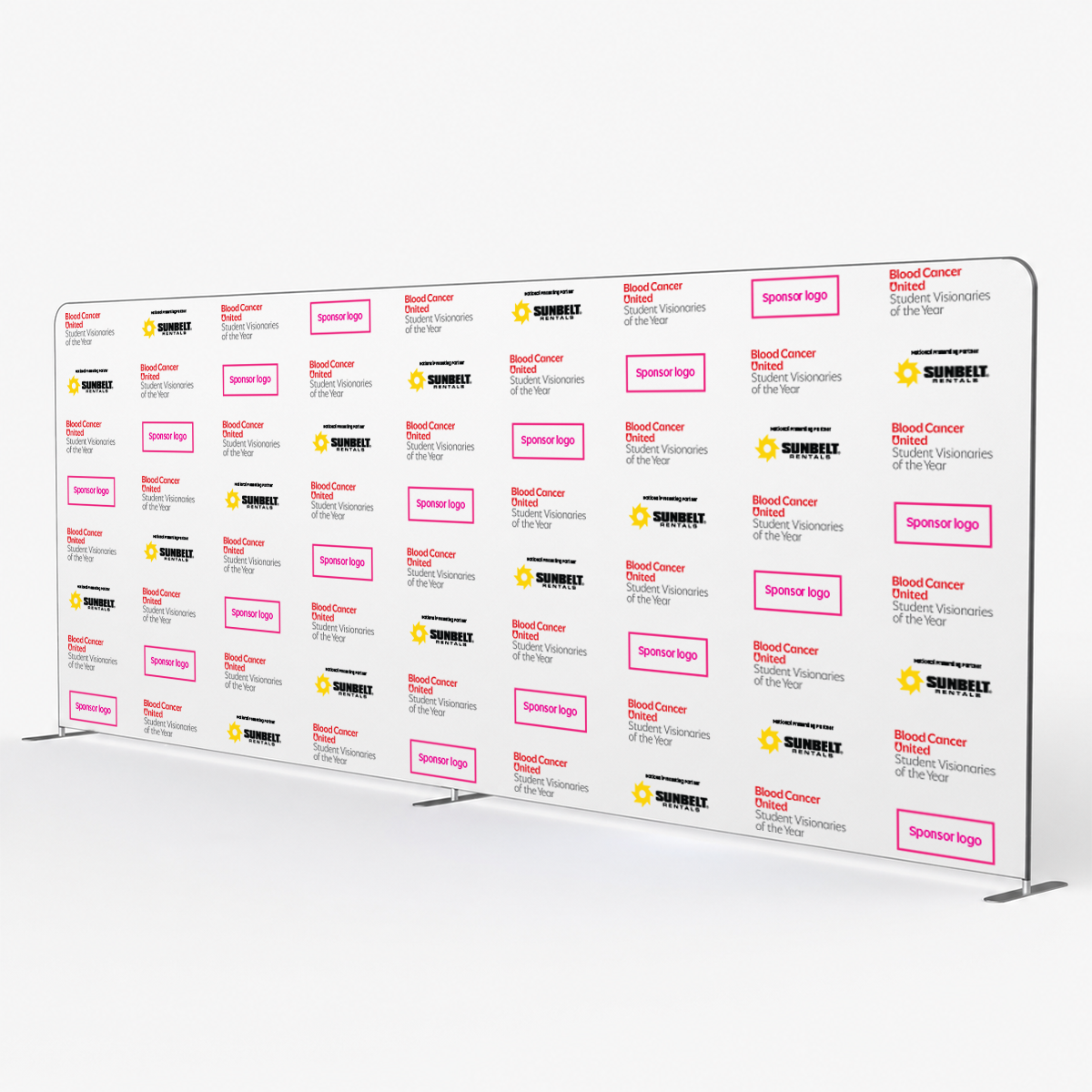 SVOY - 20ft Pop Up Banner (with and without sponsor) - BCU8058