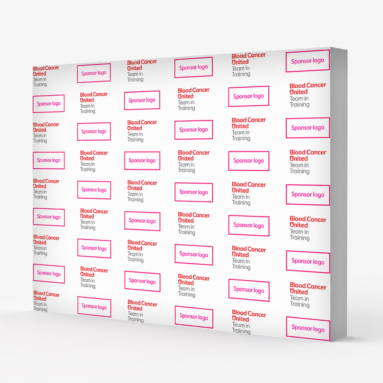 TNT - STRAIGHT VELCRO POP UP (with and without sponsor) - BCU8112