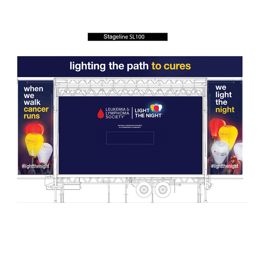 SL Stage Banner Set (Customizable) - Order 3 Weeks Pre-Event