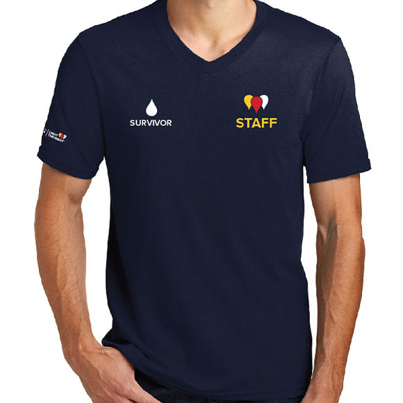 LTN Survivor Staff - Men's V-Neck Shirt - Product Made To Order