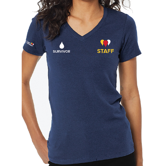 LTN Survivor Staff - Ladies V-Neck Shirt - Product Made To Order