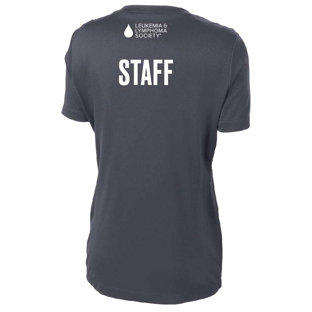 Apparel - Women's V-Neck- Grey STAFF Shirt